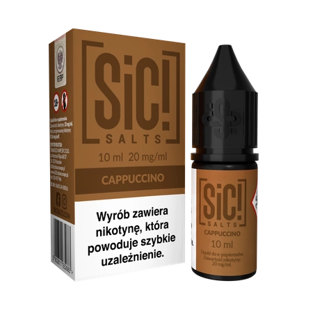 Liquid SIC! Salt 10ml - Cappuccino 20mg