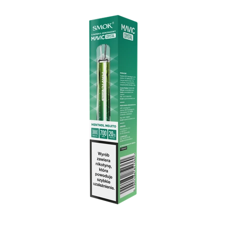 Disposable E-Cigarette SMOK Mavic Crystal Menthol Mojito 2ml 20mg