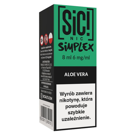 Liquid SIC! NIC 8ml - Aloe Vera 6mg