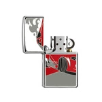 ZIPPO - Racing Car Chrome Brushed