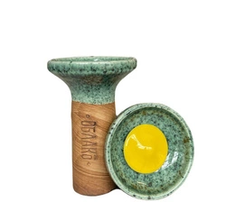 Hookah Bowl Oblako Flow Yellow On Pistachio