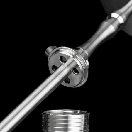 Waterpipe Aladin Rocket Silver Clear