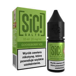 Liquid SIC! Salt 10ml - Gooseberry Ice 20mg