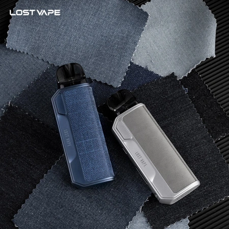 E-papieros POD Lost Vape Thelema Elite S Twill Denim Blue