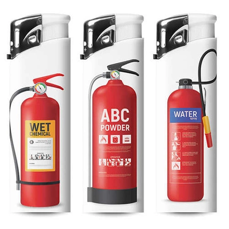 Zapalniczka H.F. piezo - Fireman Box - (Box 25)