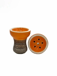 Hookah Bowl FUGO Turka Glaze Orange