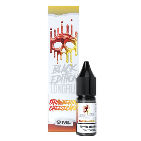 Longfill Dark Line Black Edition 9ml - STRAWBERRY CHEESECAKE