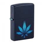 ZIPPO - Cannabis Design Navy Matte