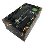 Zestaw Super Heroes Fajka Bongo Leaf, Młynek, Fajeczka