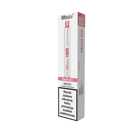 Disposable E-Cigarette Sikary S600 - Peach Ice 20mg