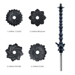 Wasserpfeife (Körper) Karma 1.1 Black