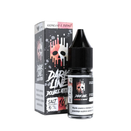 Liquid Dark Line Double Salt 10ml - Raspberry Coconut 10mg