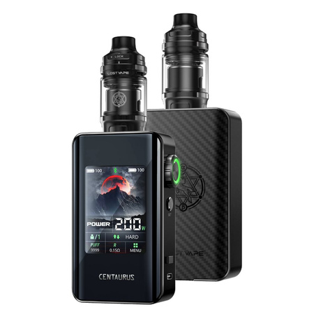 E-Zigarette KIT Lost Vape Centaurus BT 200 Schwarz Carbon
