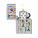 ZIPPO - Fishing Hooks Chrome