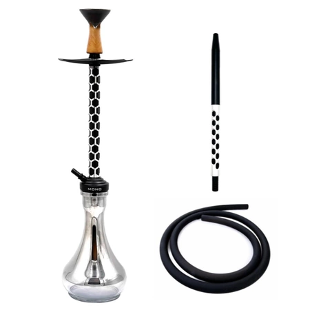 Fajka Wodna Embery Mono H Silver Black