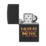 ZIPPO - Heavy Metal Design Black Matte