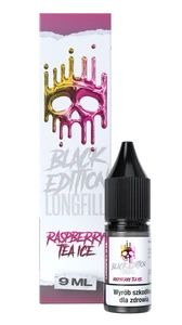 Longfill Dark Line Black Edition 9ml - RASPBERRY TEA ICE