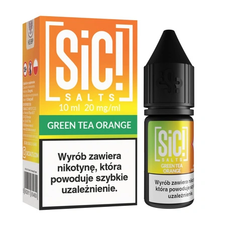 E-Liquid SIC! Salt 10ml - Green Tea Orange 20mg