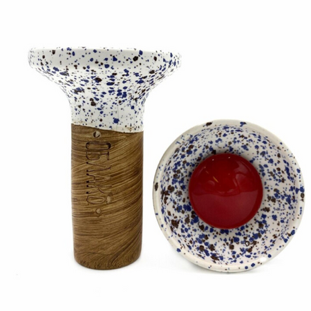 Shisha-Kopf Oblako Flow Red On White