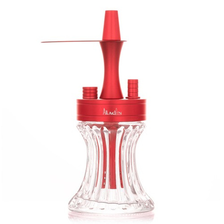 Wasserpfeife Aladin 2Go Alu Red + Case