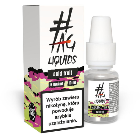 Liquid #TAG Classic 10ml - Acid Fruits 06mg