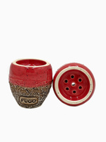 Shisha-Kopf FUGO Amfora Glaze Red Wood