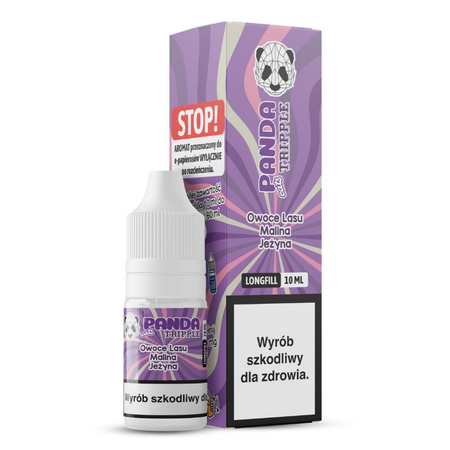 Longfill Panda Tripple 10ml - Owoce Lasu Malina & Jeżyna