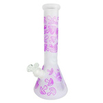 Bongopfeife High Fly (SI) - Mushrooms Pink (w.32cm)