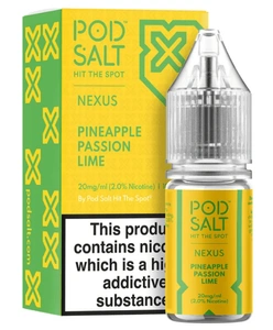 E-liquid Pod Salt Nexus 10ml - Pineapple Passion Lime 20mg