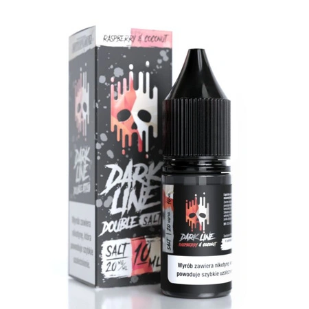 E-liquid Dark Line Double Salt 10ml - Raspberry Coconut 20mg