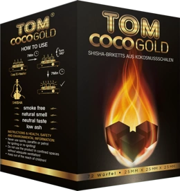 Coconut charcoal Tom Cococha Gold 1kg