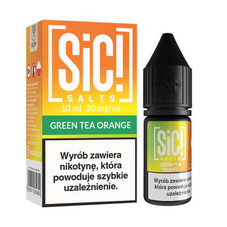 Liquid SIC! Salt 10ml - Green Tea Orange 20mg