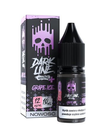 Liquid Dark Line Nicotine+ 10ml - Grape Ice 12mg