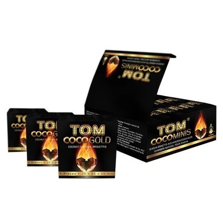 Coconut charcoal Tom Cococha Gold Mini