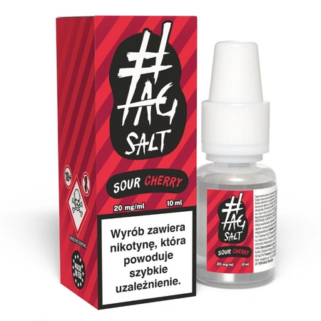 Liquid #TAG Salt Sour 10ml - Cherry 20mg