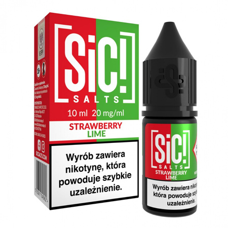 Liquid SIC! Salt 10ml - Strawberry Lime 20mg