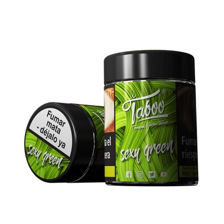 Shisha Tobacco TABOO Sexy Green 50g (Mild mint) 