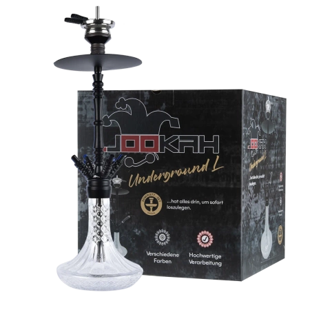 Waterpipe Jookah Underground L Black