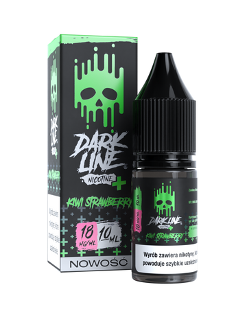Liquid Dark Line Nicotine+ 10ml - Kiwi Strawberry 18mg