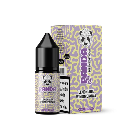 E-liquid Panda Salt 10ml - Lemoniada Winogronowa 20mg