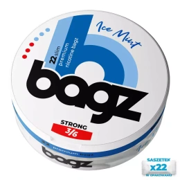 Nicotine pouches BAGZ Ice Mint 3/6 STRONG