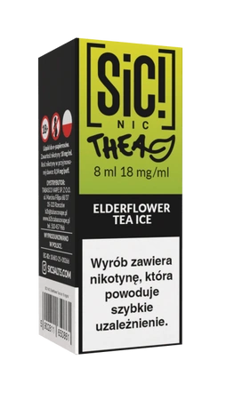 Liquid SIC! NIC 8ml - Elderflower Tea Ice 18mg