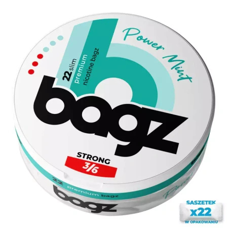 Nikotinbeutel BAGZ Power Mint 3/6 STRONG