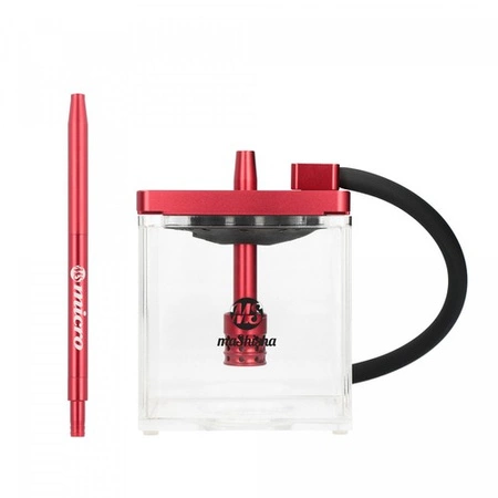 Fajka Wodna MS Micro Clear Red