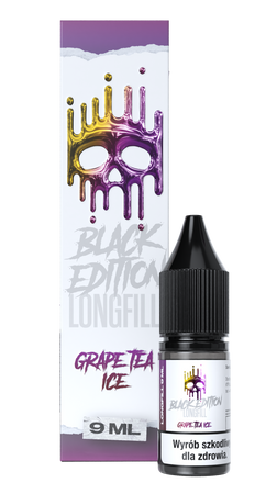 Longfill Dark Line Black Edition 9ml - GRAPE TEA ICE