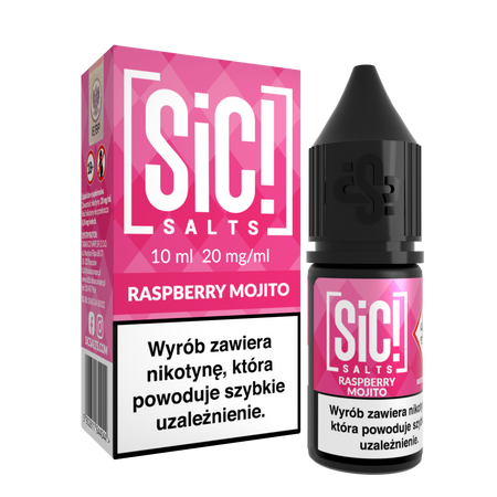 Liquid SIC! Salt 10ml - Raspberry Mojito 20mg