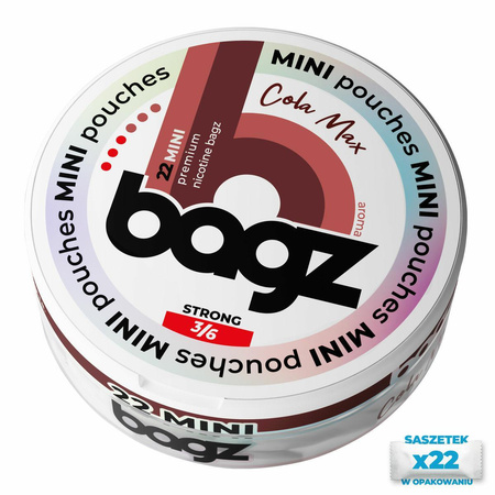Nikotinbeutel BAGZ Cola Max 3/6 STRONG MINI