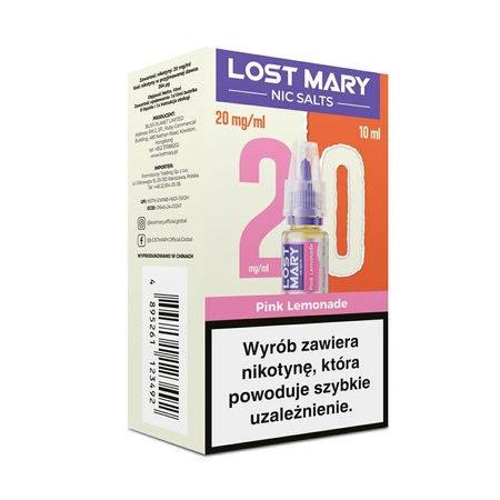 Liquid Lost Mary 10ml - Pink Lemonade 20mg