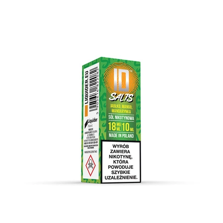 Liquid ID SALTS 10ml - Jabłko Mango Mandarynka 18mg