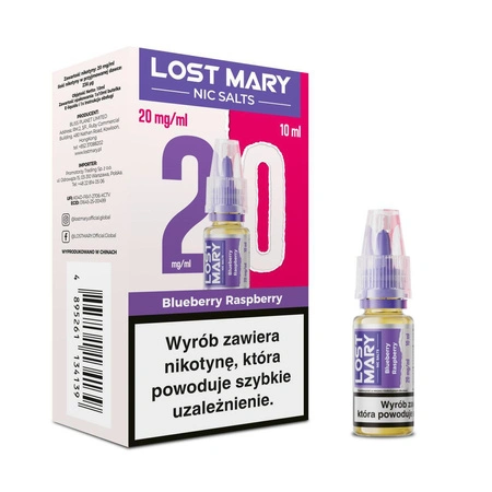 Liquid Lost Mary 10ml - Blueberry Raspberry 20mg